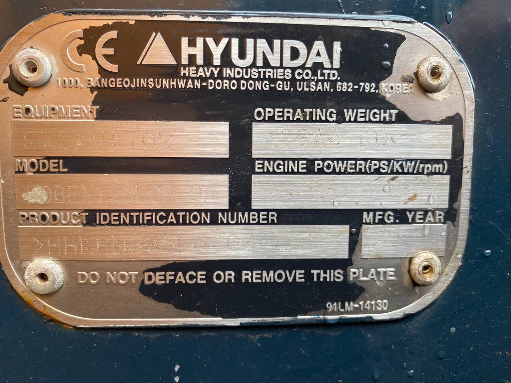 Hyundai Harvadig 125LCR-9A c/w 2020 Keto 100LD